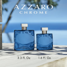 Load image into Gallery viewer, Azzaro Chrome Parfum - Fresh Aromatic Mens Cologne - Intense Fougère Citrus Fragrance - Notes of Bergamot - Lasting Wear - Masculine Clean Scent - Luxury Perfumes for Men - Travel Size, 1.6 Fl. Oz