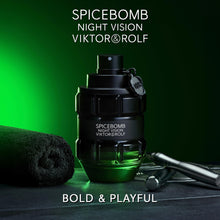 Load image into Gallery viewer, Viktor&Rolf - Spicebomb Nightvision Eau de Toilette - Warm, Spicy & Fresh - Cologne for Men - With Notes of Bergamot Citrus, Black Spices & Rosemary - 3 Fl Oz