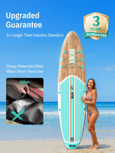 Load image into Gallery viewer, Niphean Inflatable Stand Up Paddle Board with Stabiltrac Fin Design and SUP Accessories, Anti-Slip EVA Deck, 10’6’’ Inflatable Paddle Boards for Adults & Youth of All Skill Levels