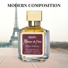 Load image into Gallery viewer, Maison De Paris Blanc Edition Eau De Parfum for Women and Men - Unisex Everyday Fragrance Featuring a Blend of Oriental & Floral Notes - Warm, Spicy & Aromatic Composition - Elegant 100ml Bottle