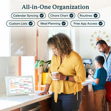 Load image into Gallery viewer, Skylight Calendar: 15-inch Wall Planner Digital Calendar & Chore Chart, Smart Touchscreen Interactive Display for Family Schedules – Wall Mount Included, Great for Organizing Your 2026 Calendar