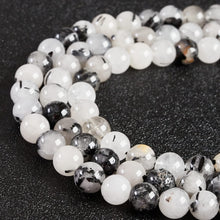 Load image into Gallery viewer, 60pcs 6mm Natural Tourmaline Quartz Beads Gemstone Beads Round Loose Beads for Jewelry Making