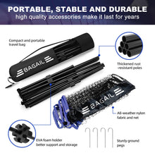Load image into Gallery viewer, BAGAIL Badminton Net, Foldable Sports Net 10 FT/ 14 FT/ 17 FT Wide, Height Adjustable Net Set with Carry Bag for Tennis, Pickleball or Pool Volleyball - 10ft, Blue