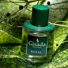 Load image into Gallery viewer, Gisada Switzerland Luxury Eau De Parfum Fragrance, Unisex Perfume + Cologne for Women & Men (Fresh + Woody), Royal, 100mL/3.3oz