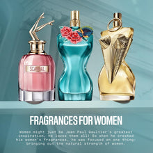 Load image into Gallery viewer, Jean Paul Gaultier La Belle Paradise Garden Eau de Parfum for Women - Long Lasting Floral Amber Womens Perfume with Blue Water Lily, Iris & Vanilla - Designer Fragrance Spray, 3.4 oz