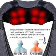 Load image into Gallery viewer, Mirakel Fathers Day Dad Gifts for Husband Men, Neck Massager for Pain Relief Deep Tissue, Electric Shiatsu Shoulder & Back Massager with Heat, Mothers Day Gifts for Mom Wife Women Her (NOT Cordless)