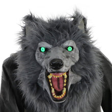 Load image into Gallery viewer, Haunted Hill Farm 7.0-Ft. Motion-Activated Towering Werewolf Animatronic