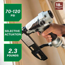 Load image into Gallery viewer, Metabo HPT Narrow Crown Stapler, 18 Gauge Pneumatic, N3804AB3, 4 PC Chat (Pack of 5)