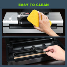 Load image into Gallery viewer, Potane Precision Vacuum Machine,Pro Food Sealer with Built-in Cutter and Bag Storage(Up to 20 Feet Length), Both Auto&Manual Options,2 Modes,Includes 2 Bag Rolls 11”x16’ and 8”x16’,Compact Design