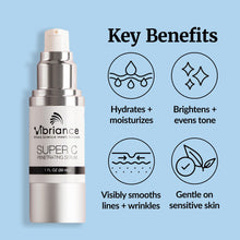 Load image into Gallery viewer, Vibriance Super C Serum for Mature Skin - All-in-One Vitamin Formula Hydrates, Firms, Lifts, Smooths, Targets Age Spots, Wrinkles, 1 fl oz