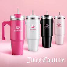 Load image into Gallery viewer, Juicy Couture Travel Style Fashion Water Bottle - Light Pink - 31.5oz