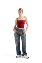 Load image into Gallery viewer, SUUKSESS Women Sexy Square Neck Tank Top Summer Y2K Going Out Tops Casual Sleeveless Basic Cami Shirts (Wine Red, S)