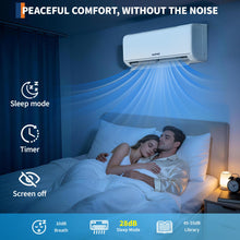 Load image into Gallery viewer, Garvee18000 BTU 21 SEER2 Ductless Mini Split AC & Heat Pump, WiFi Control, Compatible with Alexa, 230V Energy Efficient Inverter System, Cools Up to 1000 Sq.ft