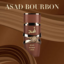 Load image into Gallery viewer, Lattafa Asad Bourbon for Unisex Eau de Parfum Spray, 3.4 Ounce / 100 ml
