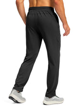 Load image into Gallery viewer, G Gradual Men's Sweatpants with Pockets Workout Joggers Pants(Black,L)