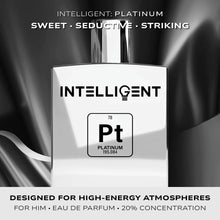 Load image into Gallery viewer, Intelligent Platinum | Sweet, Seductive, Striking | Eau de Parfum for Men | 3.4 Fl Oz (100 mL)