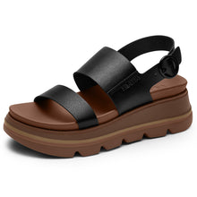 Load image into Gallery viewer, Vilanva Women's Platform walking Sandals Soft Insole Low Wedges Comfottable Sandals with Buckle Closure for 2026 Summer Trendy outfits