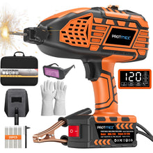 Load image into Gallery viewer, Portable Handheld Machine- 110V Display Portable Welder Handheld IGBT Inverter with 5 Adjustable Currents, 20PCS Rods, ARC Welder Gun Fits 3/32"-1/8" Welding Rods for Home Projects, DIY, Repair