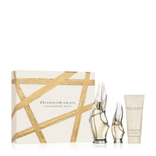 Load image into Gallery viewer, Donna Karan Cashmere Mist Eau de Parfum Essentials 3 Piece Gift Set For Women - Perfume Spray 3.4 Fl. Oz., Mini Perfume Spray 0.5 Fl. Oz., & Body Lotion 3.4 Fl. Oz.