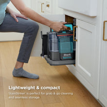 Load image into Gallery viewer, Shark StainStriker Portable Carpet & Upholstery Cleaner w/on board self cleaning - Spot, Stain, & Odor Eliminator, Includes 2 Cleaning Tools & 2 Cleaning Solutions, Charcoal, PX221BRN