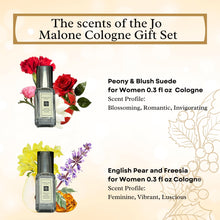 Load image into Gallery viewer, Jo Malone Cologne for Men and Women – Fragrance Variety 5 Piece Mini Gift Set (0.30 oz Each)
