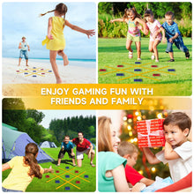 Load image into Gallery viewer, VANPET Giant Tic Tac Toe Bean Bag Toss Games for Kids Adults Family, Large Outside Lawn Yard Backyard Carnival Field Day Game, Beach Picnic Camping Birthday Party Family Reunion Games (Standard)