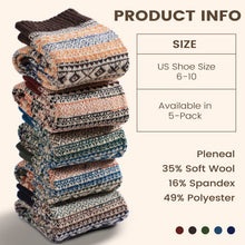 Load image into Gallery viewer, Pleneal Wool Socks for Women - Womens Winter Warm Wool Sock Men Cozy Knit Boots Socks for Women