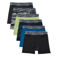 Load image into Gallery viewer, Hanes Boys' Performance Tween Boxer Brief Pack, X-Temp Mesh Underwear, Assorted, 6-Pack
