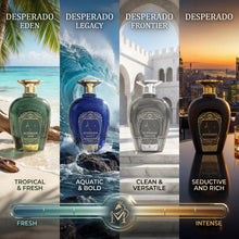 Load image into Gallery viewer, Mahajan Desperado Eau de Parfum - Powerful & Seductive Men’s Cologne - Spicy, Woody, & Sweet Fragrance for Day & Night - Long-Lasting Luxury Perfume for Men (3.4 oz)