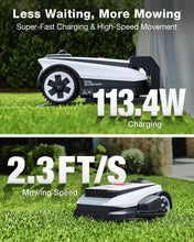 Load image into Gallery viewer, ECOVACS Goat A2000 LiDAR PRO Robotic Lawn Mower for Up to 1/2 Acre, Wire-Free with Dual-LiDAR Auto Mapping, Built-in TruEdge Edge Trimmer, AIVI 3D Obstacle Avoidance, Smart App Control