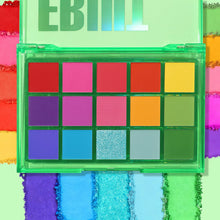 Load image into Gallery viewer, UCANBE Colorful 15 Shades Eyeshadow Makeup Palette,Shimmer Matte Metallic High Pigmented Neutral Bold Waterproof Eyes Shadow, Creamy Blendable Make Up Pallet Set (Fruit Punch)