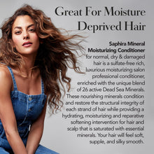 Load image into Gallery viewer, Saphira Mineral Moisturizing Conditioner, Hydrating Deep Conditioner for Dry, Damaged, Bleached and Color-Treated Hair, Sulfate-Free, Paraben-Free, Nourishes and Revitalizes Lifeless Hair, 3 Ounce