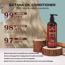 Load image into Gallery viewer, 100% Natural Raw Organic Batana Oil Sulfate-Free Complete Hair Growth , Anti-Hair Loss & Repair System Kit – Shampoo, Conditioner, Hair Mask, & Leave-In Spray | Thickness & Prevents Loss for Men Women