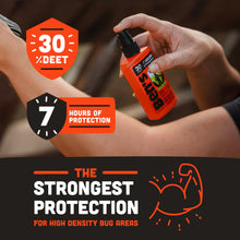 Load image into Gallery viewer, Ben's Tick & Insect Repellent - Travel Size Bug Spray with 30% DEET for Mosquitoes, Ticks & More - Up to 7 Hours of Protection - Fragrance-Free - 3.4 oz (4 Pack)