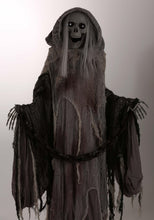 Load image into Gallery viewer, Fun Costumes 6FT Standing Animatronics Ghoul Outdoor & Indoor Decoration, Battery Operated Light-Up Eyes Scary Music and Sounds Display Decor