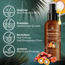 Load image into Gallery viewer, 100% Natural Raw Organic Batana Oil Sulfate-Free Complete Hair Growth , Anti-Hair Loss & Repair System Kit – Shampoo, Conditioner, Hair Mask, & Leave-In Spray | Thickness & Prevents Loss for Men Women