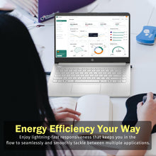 Load image into Gallery viewer, HP Stream 14" HD BrightView Laptop, Intel Celeron N150, 16GB RAM, 288GB Storage (128GB UFS + 160GB Docking Station Set), Intel UHD Graphics, 720p Webcam, Wi-Fi, 1 Year Office 365, Win 11 S, Silver