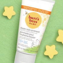 Load image into Gallery viewer, Burt's Bees Baby Diaper Rash Cream, 40% Zinc Oxide Calms & Soothes Skin for Fast Relief, Eczema Safe Balm, 100% Natural Origin Plant Based Formula, Pediatrician Tested, Travel Size, 6 oz (3 oz 2-Pack)