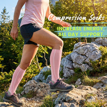 Load image into Gallery viewer, Iseasoo Copper Compression Socks 15-20 mmHg for Men & Women 8 Pairs – Circulation Support for Nurses, Travel, Running, Hiking, Soccer(L/XL)