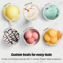 Load image into Gallery viewer, Ninja CREAMi Deluxe Ice Cream Maker | 11-in-1 Create Frozen Desserts, Sorbet, Milkshakes, Yogurt & More | Includes 2 Dishwasher Safe XL 24 Oz. Tubs with storage lids | Silver | NC501