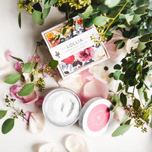 Load image into Gallery viewer, LOLLIA Always in Rose Body Butter, 5.5 oz. - Rose & Hibiscus Fragrance – Shea Butter & Cocoa Butter, Body Lotion for Women, Hydrating & Smooth Body Moisturizer