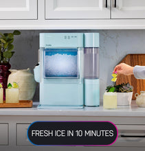 Load image into Gallery viewer, GE Profile Opal Ultra, Countertop Nugget Ice Maker, 1 Gal XL Side Tank, *Amazon Exclusive*, 38 lbs/Day, Pebble Pellet Crushed Ice Machine, WiFi Moonstone Blue