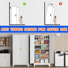 Load image into Gallery viewer, GAIOUS 79" Tall New update Kitchen Pantry Cabinet, Metal Storage Cabinet