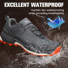 Load image into Gallery viewer, HUMTTO Men's All-Purpose Waterproof Hiking Shoes – Lightweight & Breathable Non-Slip Trekking Trail Shoes 10.5 Grey