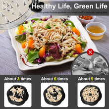 Load image into Gallery viewer, SURETIVIAN Chicken Shredder Large Chicken Breast Shredder Tool Twist with Brush&Fork, Visible Meat Shredder Machine, Strong Anti-Slip Strip, Ergonomic Handle, BPA Free, Suitable for Pork Beef Chicken