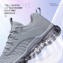 Load image into Gallery viewer, Womens Walking Running Shoes Air Cushion Basketball Sneakers Fashion Tennis Breathable Sport Gym Fitness Cross Trainers Shoes Light Grey 6.5