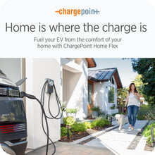 Load image into Gallery viewer, ChargePoint HomeFlex Level 2 EV Charger J1772 - Fast Smart Battery Power Charging at Home for Electric Automobile Vehicles - NEMA 14-50 Plug for Electric Car