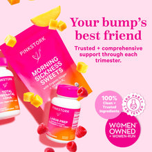 Load image into Gallery viewer, Pink Stork Total Prenatal Vitamins with DHA, Folate, Iron, Choline, and Vitamin B12 - Prenatals for Women to Support Fetal Development, Pregnancy Must Haves - 60 Capsules, 1 Month Supply