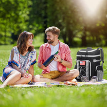 Load image into Gallery viewer, Maelstrom Backpack Cooler,Soft Lightweight Leakproof Cooler Backpack,35 Can Insulated Cooler Bag,Keeps 35 Cans Hot/Cold for Up to 16 Hours,Waterproof Lunch Bag for Men Women-Black