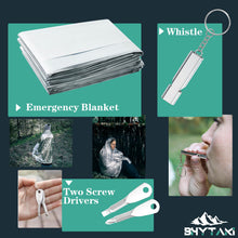 Load image into Gallery viewer, Survival Kits 37 in 1, Gifts for Men Dad Husband Christmas Valentine's Day, Emergency Survival Gear and Equipment, Camping Hiking Outdoor Adventure Cool Gadgets
